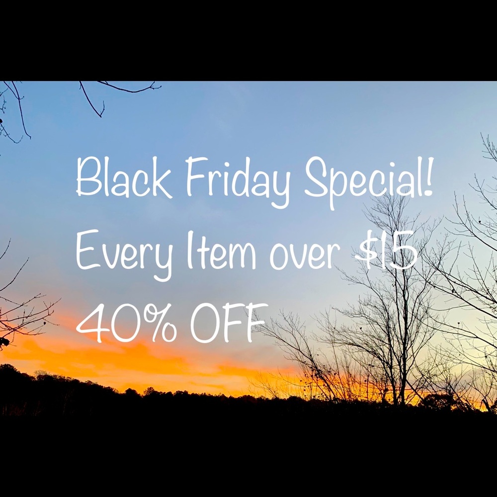 40% OFF Black Friday Special